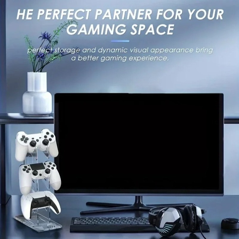 Gamepad Stand 3 Tier Headset H - Gaming Console Organizer ulasan dan harga