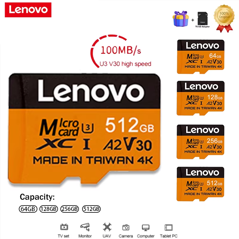 Lenovo Secure 512GB SD Cards M - Laptop Gaming Console ulasan dan harga