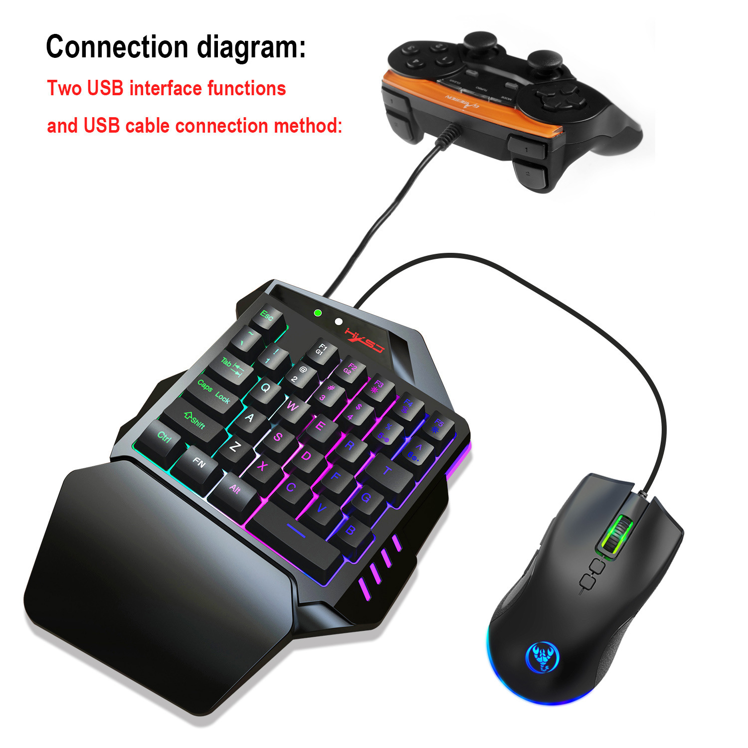 Teclado gamer Keyboard Set acc - Laptop Gaming Console ulasan dan harga