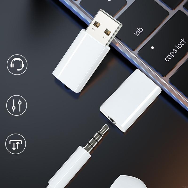 USB A to 3.5mm TRRS Female Hea - Laptop Gaming Console ulasan dan harga