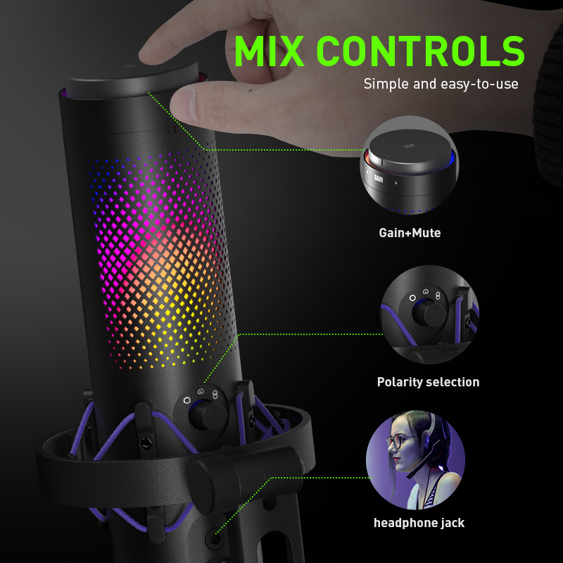 USB Desktop Condenser Wired Mi - Gaming Console Usb ulasan dan harga