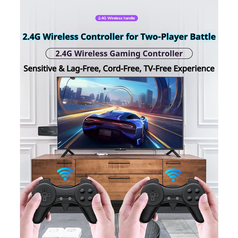 Portable 4K Retro Game Stick C - Laptop Gaming Console ulasan dan harga
