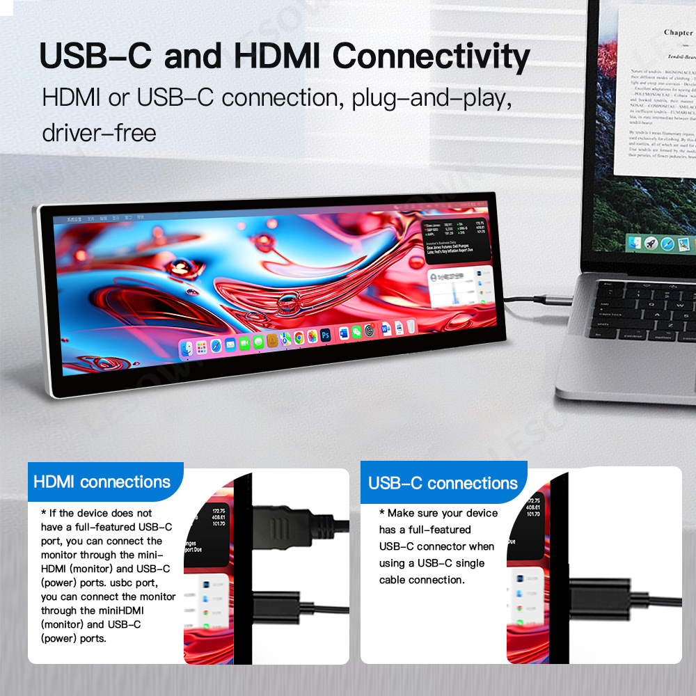 LESOWN 2.5K Bar Monitor 14.5 I - Laptop Gaming Console ulasan dan harga