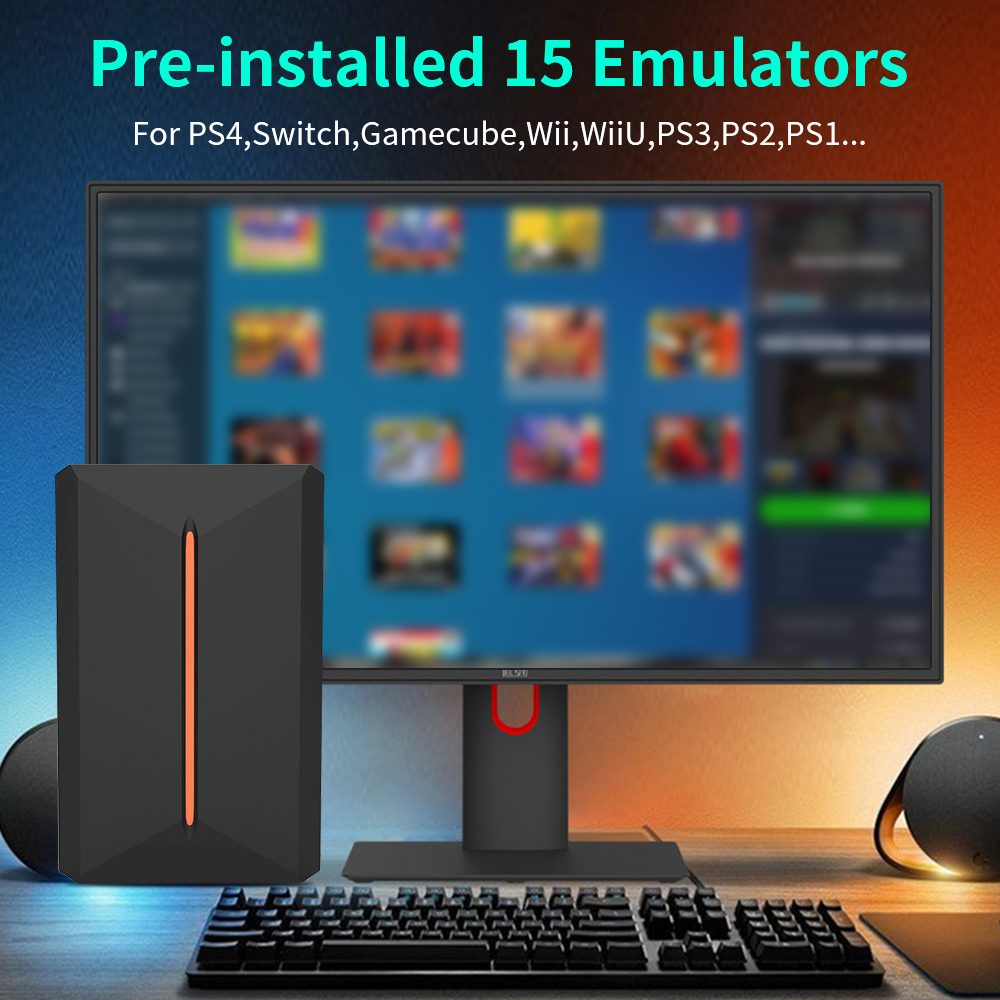 Launchbox OS 500GB Portable Ga - Laptop Gaming Console ulasan dan harga