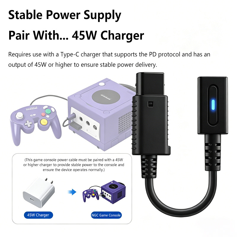 12cm Type C 45W PD Charge Cabl - Gaming Console Usb ulasan dan harga