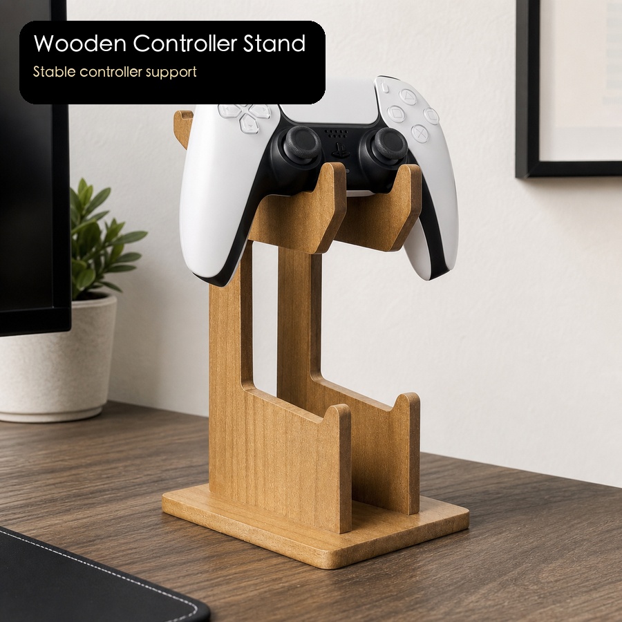 Wooden Game Controller Display - Gaming Console Organizer ulasan dan harga
